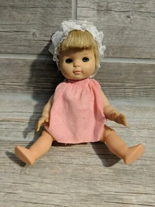 Vintage YES - NO Baby Doll 1966 Hard Plastic 10.5" Molded Painted HORSMAN - Picture 1 of 9