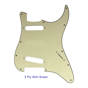 Golpeador de guitarra personalizado para Fender US 11 tornillo estándar SS Strat, verde como nuevo - Imagen 1 de 2