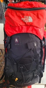 The North Face Mule Perseverance Backpack 80L Internal Frame BackPack Red/Black - Picture 1 of 7
