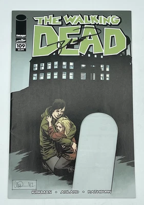 The Walking Dead #109 Rathburn Funda Robert Kirkman Firmado COA 2013 Cómic - Imagen 1 de 4