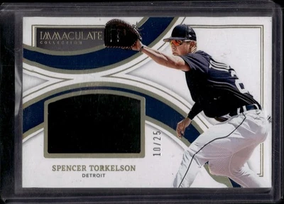 2022 Immaculate Collection Spencer Torkelson Jumbo Fielding Gloves #/25 - Image 1 of 2