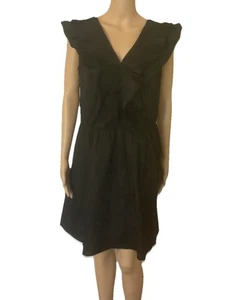 Versona Damen Kleid integrierte kurze Rüschen Größe Large V-Ausschnitt 44,99 $ - Bild 1 von 13