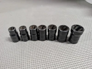 Blue Point Tools TFSY USA 6pc Twist Turbo Extractor Socket Set Lot Metric SAE - Picture 1 of 5