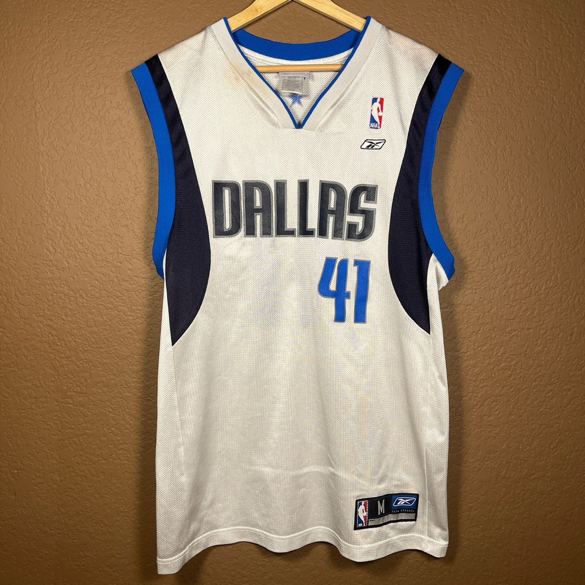 希少❗️ 刺繍❗️ NBAユニフォーム Dirk Nowitzki Vintage Dirk Nowitzki #41 Dallas Mavericks NBA Basketball