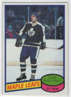 #118 Dan Maloney 1980-81 Topps Toronto Maple Leafs - Image 1 of 2