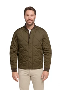 Banana Republic Men’s Quilted Bomber – Perfect Fit & Everyday Comfort - Picture 1 of 16