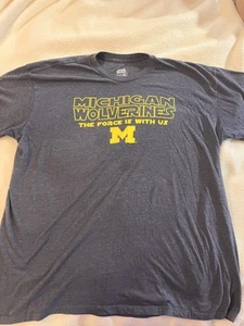 Camiseta Michigan Wolverines Star Wars Gráfica Manga Corta Juvenil Talla 2xL - Imagen 1 de 4
