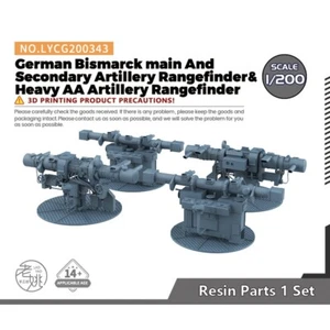 1/200 German Bismarck main And Secondary Artillery Rangefinder&Heavy AA Artiller - Picture 1 of 4
