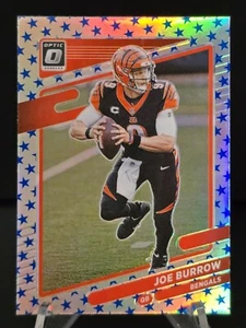 JOE BURROW 2021 Panini Donruss Optic Stars Prizm!!! Cincinnati Bengals!!! - Picture 1 of 2