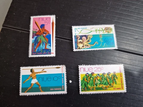 NIUE 1972 SG 166-169 ARTS FESTIVAL  MNH Cover
