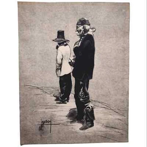 "Hosteen Marcus, Navajo" Jane Mabry Limited Edition Print 11x14 Native Art - Picture 1 of 12
