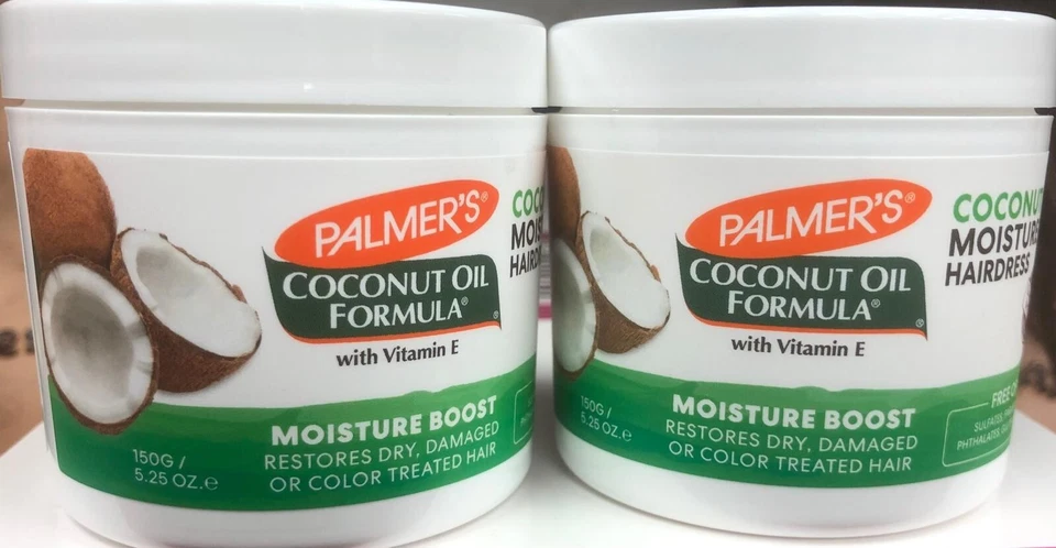 2 X Palmer's Coconut Oil Formula Moisture Boost Gro Treatment 5.25 oz 150g - Image 1 of 1