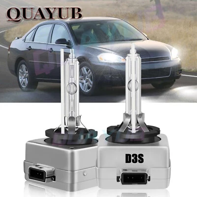 For Chevrolet Impala 2013-2017 - D3S Xenon HID Headlight Bulbs Hi/Low Beam 6000k - Image 1 of 4