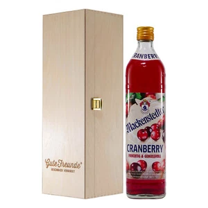 Mackenstedter Cranberry Likör mit Geschenk-Holzkiste - Bild 1 von 3