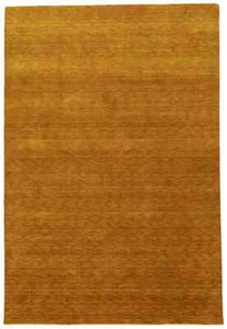 Orange Solid Design Hand-Loomed 6X9 Gabbeh Wool Rug Oriental Home Decor Carpet - Picture 1 of 14