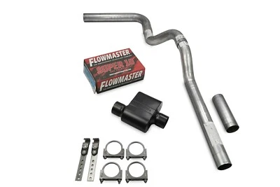Chevy Tahoe 00-06 3" Single Exhaust Kit S Exit Flowmaster Super 10 No Tip Foto 1 de 3