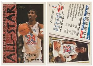 Hakeem Olajuwon 1994-95 Topps All Star Card #187 Houston Rockets
