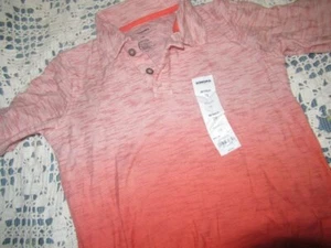 nwt Sonoma orange ombre short sleeve polo shirt boys 7X free ship USA - Picture 1 of 2