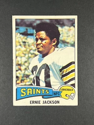 Ernie Jackson 1975 Topps  #323 New Orleans Saints - Image 1 of 2