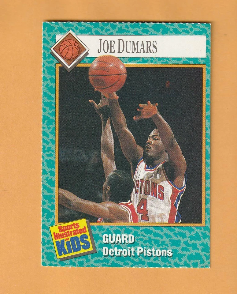 Joe Dumars Detroit Pistons 1989 SI for Kids card McNeese State 2A - Image 1 of 1