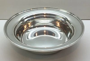 S. Kirk & Son Sterling Silver 9" Round Bowl 4105 CALVERT-OLD MARYLAND PLAIN - Picture 1 of 7