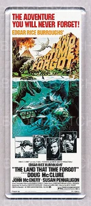 THE LAND THAT TIME FORGOT LARGE movie poster 'wide' FRIDGE MAGNET - CLASSIC ! - Picture 1 of 1