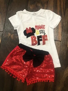 minne mouse outfit Disney World 2x perfect condition CUTE 🥰 Toddler Boutique - Picture 1 of 5