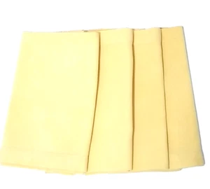 Sur La Table Cloth Napkins Set of 4 Yellow 100% Cotton 20x17 Rectangle India - Picture 1 of 7