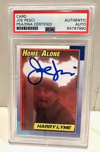 Joe Pesci Autographed HOME ALONE Set Card PSA/DNA Authentic Auto - Picture 1 of 2