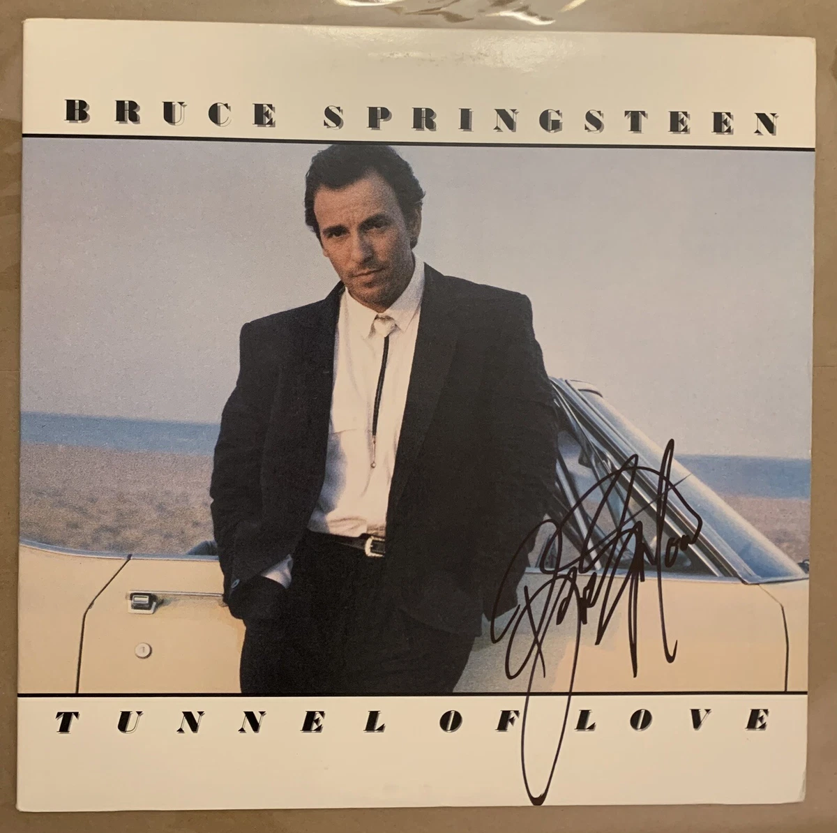布鲁斯* 斯普林斯汀签名摇滚、流行记录| eBay