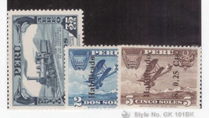 Peru Scott# C13-C15 Airmail MH - Picture 1 of 1