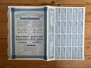 Titre 10 actions: ANOTO-BENZONAFT (PAYS-BAS) (O) - Picture 1 of 1