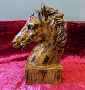 VTG Horse Head Statue Figurine Ceramic Modern Contemporary 13" MLM 80s Rare NICE - Picture 1 of 12