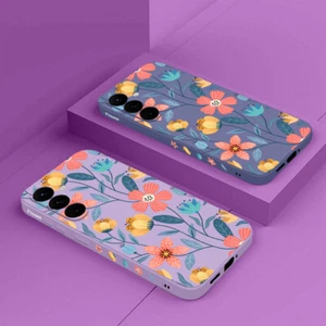 For Samsung S25 S24 Ultra S23 FE S22 A55 A15 Flower Shockproof Soft Case Cover - Picture 1 of 17