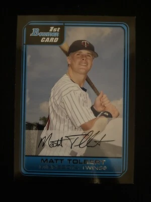 2006 Bowman Matt Tolbert 1st Bowman Rookie Card #B41 - Image 1 of 2