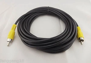 1pcs 5M 15Ft Single 1-RCA Phono Cable Male to Male Composite Audio Video Cable - Picture 1 of 3