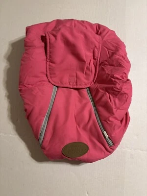 Cozy Cover Pink Infant Carrier Cover Protection For Babies from Elements Soft - Image 1 of 4