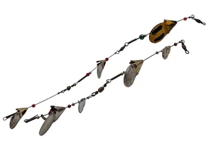 2-Antike Bernard Bait Company 3 Blabe Trolling Ausrüstung-1920er-14"-kostenloser Versand - Bild 1 von 10