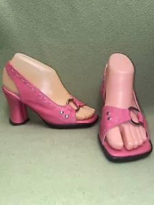 Pink John Fluevog Hi Choice Meghan Heels US 6 - Picture 1 of 4