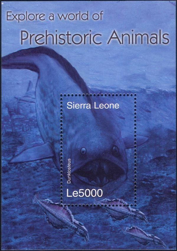 Sierra Leone 2004 Prehistoric Animals/Dinosaurs/Wildlife/Nature 1v m/s (b5640c) - Изображение 1 из 1
