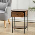 Side Table With Storage Bedside Nightstand Tea Sofa End Table Living Room Small