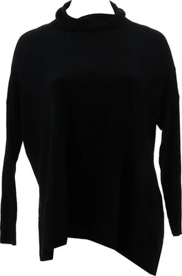 Suéter DG2 Diane Gilman Lux Touch Cuello Alto Negro L Nuevo sin Etiquetas (998) Foto 1 de 4