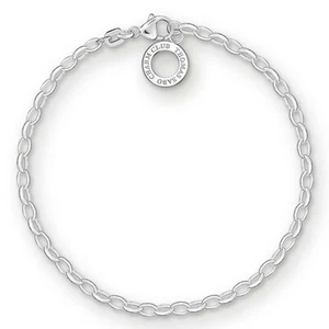 Thomas Sabo Charm Fine Link Bracelet 17cm - Picture 1 of 6