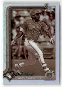 2025 Topps Chrome #60 ANTHONY SANTANDER SEPIA REFRACTOR SP BLUE JAYS - Picture 1 of 2