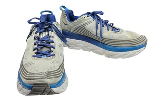 Tenis para correr Hoka One One Bondi 6 gris escarcha azul vapor para hombre talla 13 2E - Imagen 1 de 10