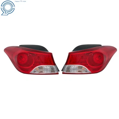 Left+Right Side Tail Lights For Hyundai Elantra 2011-2013 924013Y000 924023Y000 - Image 1 of 4