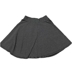 SO Skater Skirt Junior’s Size Small Black & White Stripes Elastic Waist - Picture 1 of 9