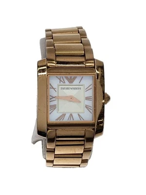EMPORIO ARMANI AR-0725 Quartz Analog Gold Watch Excellent JAPAN - Image 1 of 4