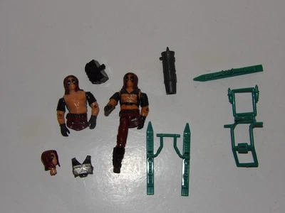G.I. JOE ARAH ZARTAN BODY AND SLED PARTS LOT HASBRO  1980'S - Image 1 of 2