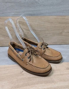 Sperry Topsider Bootsschuhe Damengröße 8,5 hellbraun Leder Sommer Urlaub Freizeit - Bild 1 von 14